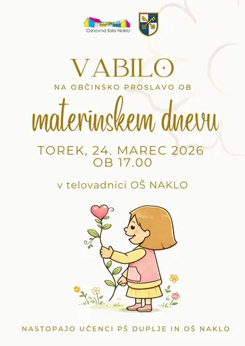 PROSLAVA OB MATERINSKEM DNEVU