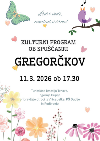 SPUŠČANJE GREGORČKOV