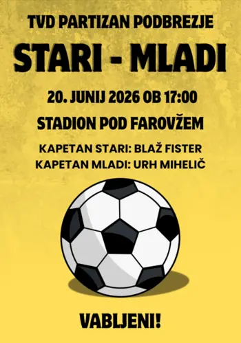 NOGOMETNA TEKMA STARI : MLADI