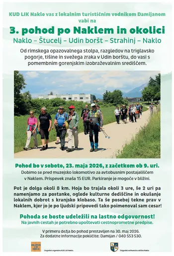 3. POHOD PO NAKLEM IN OKOLICI