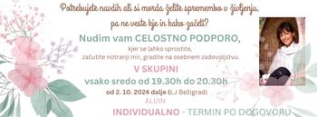 LIGHT LIVING, storitvene dejavnosti, Tina Praznik s.p.