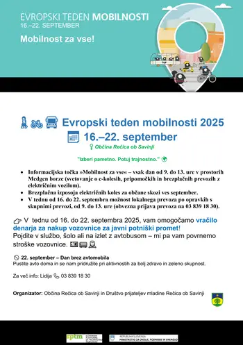Brezplačni lokalni prevozi z električnim avtomobilom  - SKUPNI PREVOZI ETM 2025