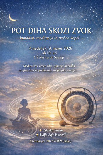 Zvočna kopel: Pot diha skozi zvok