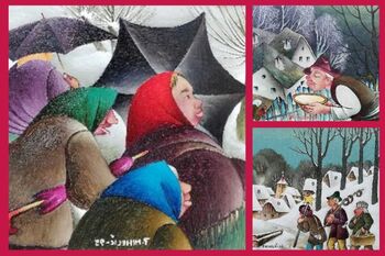 Pregledna razstava oljnih slik slikarja Poldeta Miheliča