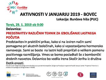 Predstavitev različnih tehnik za izboljšanje lastnega počutja