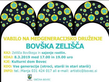 Vabilo na medgeneracijsko druženje Bovška zelišča