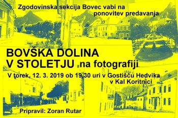 Zoran Rutar: Bovška dolina v stoletju na fotografiji