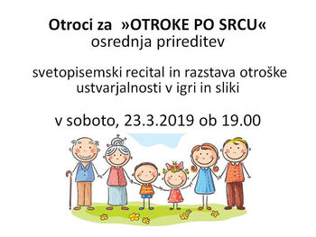 TEDEN DRUŽINE Otroci za otroke po srcu